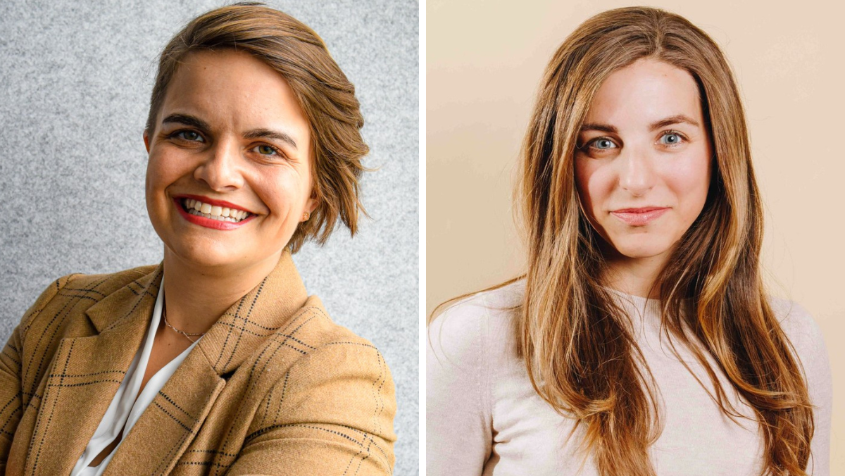 Rosie Santos and Lindsay Way smiling